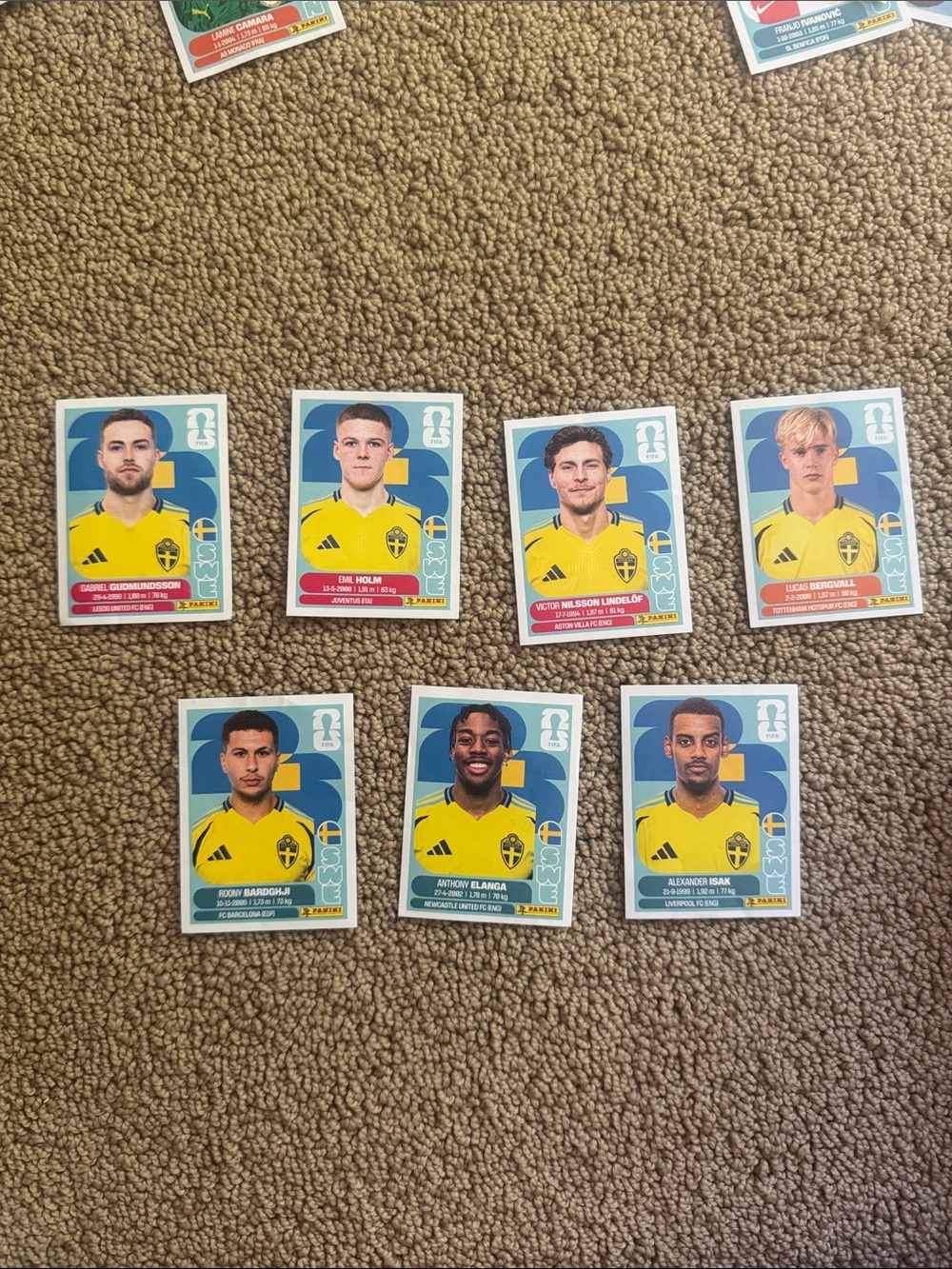 Fifa 2026 soccer stickers Sweden